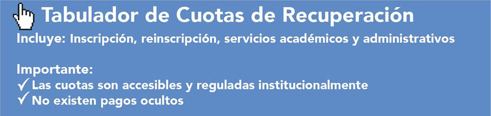 Tabulador de Cuotas Bachillerato Mixto